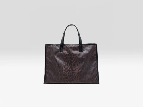 Hecky leopard-print tote bag (262 / W / DISPLAY A)
